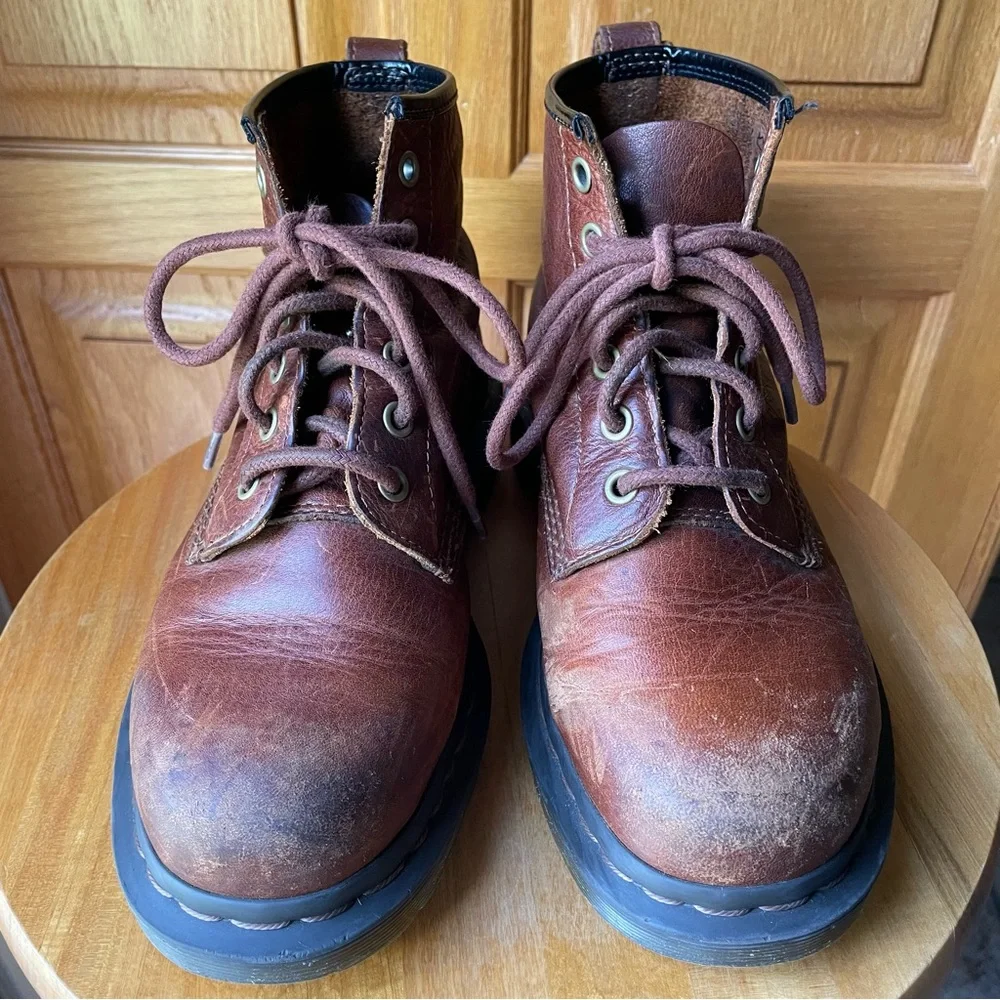 Vintage Dr. Doc Martens 23164 The Original Brown AirWair Mens 5 Womens 6